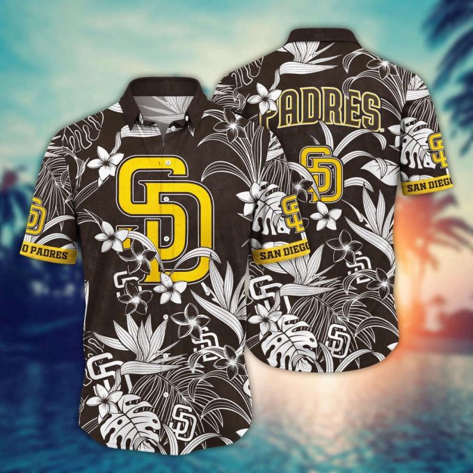 Mlb San Diego Padres Hawaiian Shirt Breeze Through Summer Gift For Fans 2