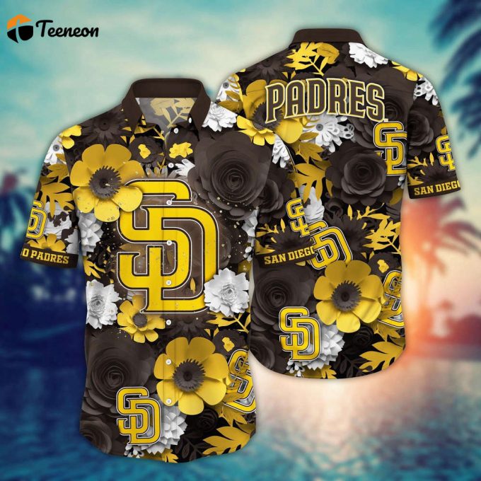 Mlb San Diego Padres Hawaiian Shirt Diamond Dreams For Sport Fan 1