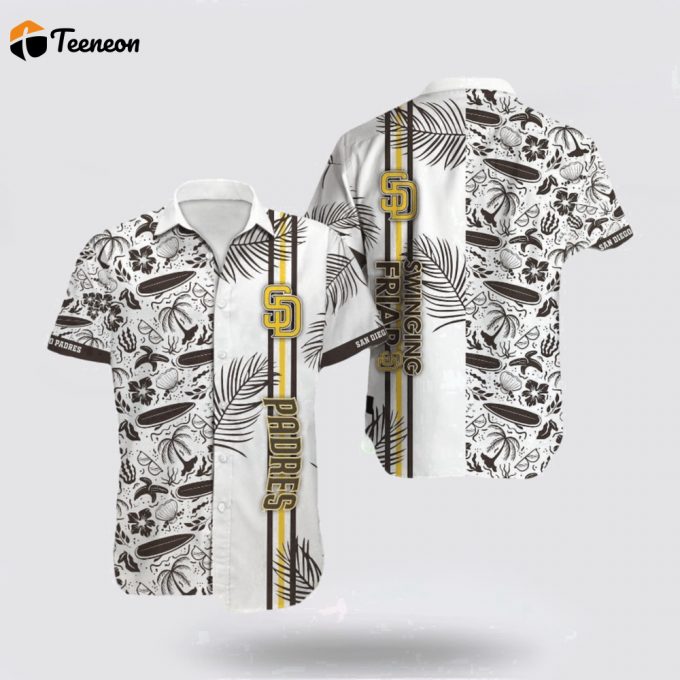 Mlb San Diego Padres Hawaiian Shirt Discover The Unique Essence Of Summer For Fans 1