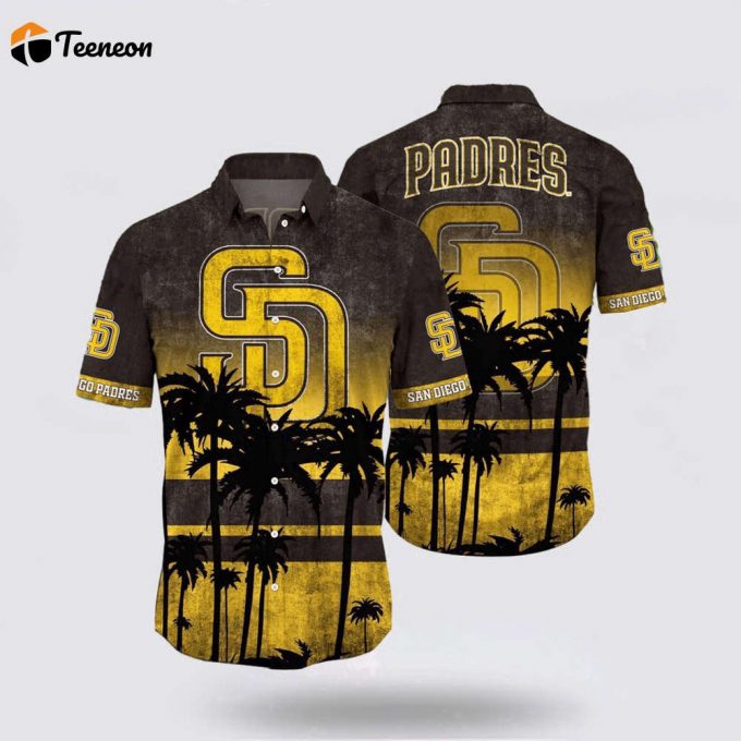 Mlb San Diego Padres Hawaiian Shirt Feel The Aloha Spirit With The Charming Coastal Collection For Fans 1