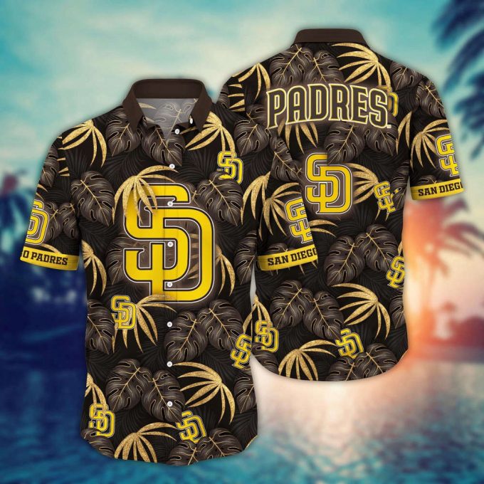 Mlb San Diego Padres Hawaiian Shirt Floral Symphony Gift For Fans 2