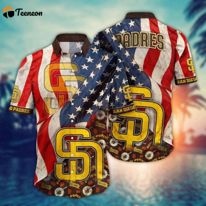 Mlb San Diego Padres Hawaiian Shirt Flower Swing Into Hawaiianan Chic For Fans 1