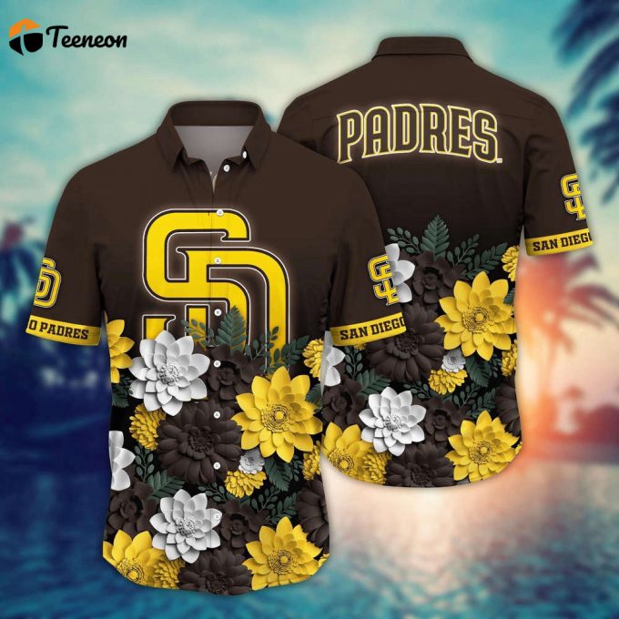 Mlb San Diego Padres Hawaiian Shirt Hawaiian Heatwave For Sport Fan 1