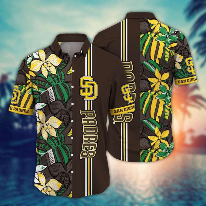 Mlb San Diego Padres Hawaiian Shirt Summer Swirl Gift For Fans 2