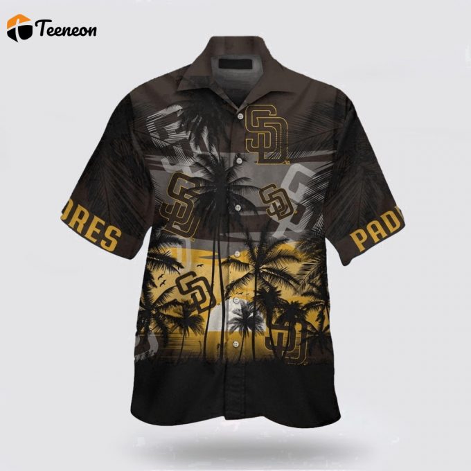 Mlb San Diego Padres Hawaiian Shirt Sun Sea And Style Unleash Your Summer Look For Fans 1