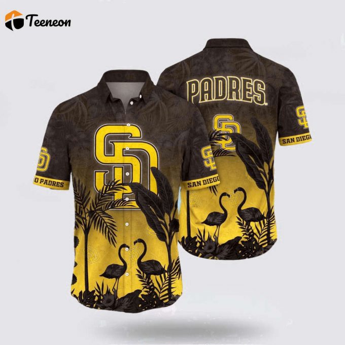 Mlb San Diego Padres Hawaiian Shirt The Perfect Combination Of Baseball For Fans 1