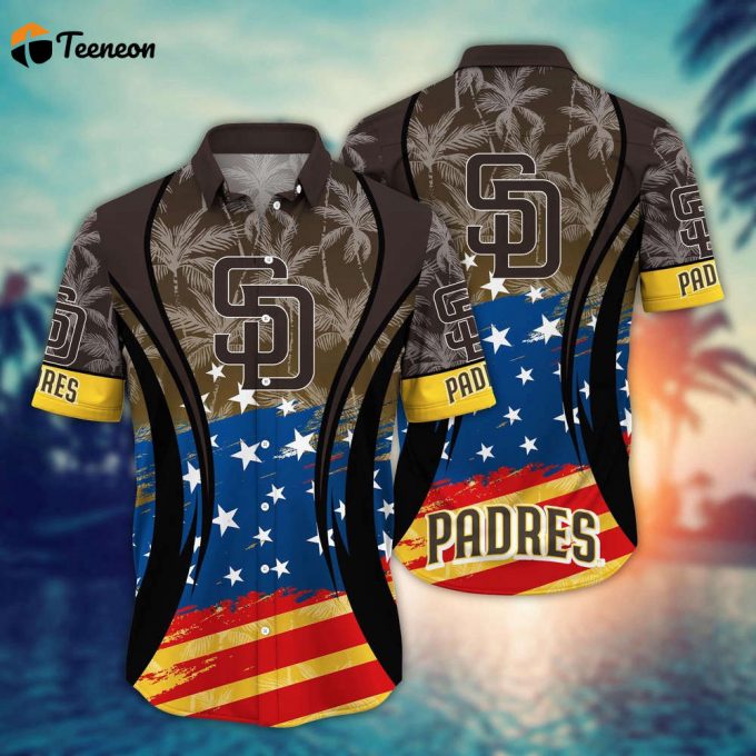 Mlb San Diego Padres Hawaiian Shirt Vibrant Aloha For Cool Fans 1