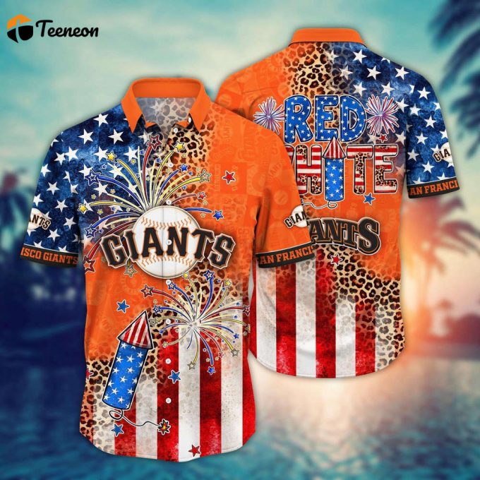 Mlb San Francisco Giants Hawaii Shirt Independence Day Vibrant Aloha For Cool Fans 1