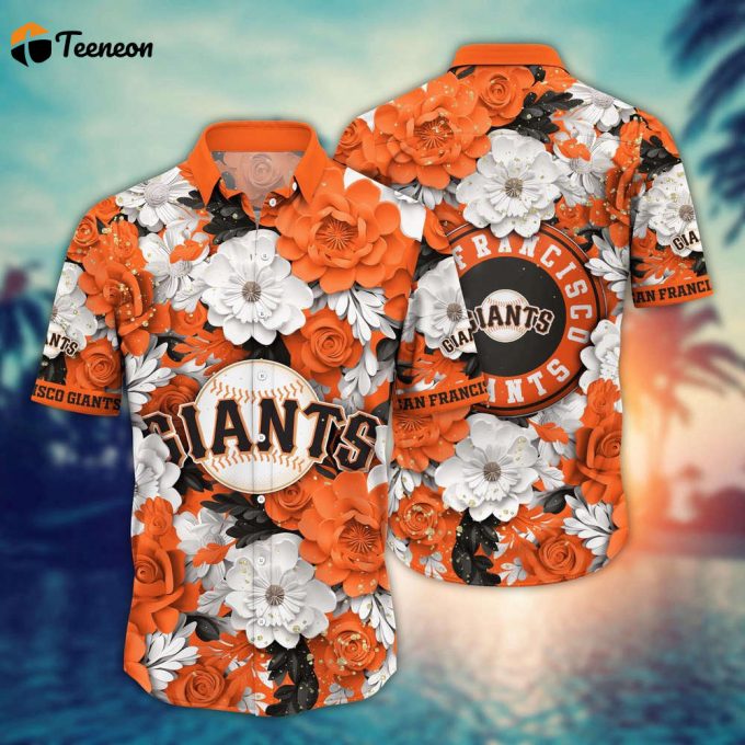 Mlb San Francisco Giants Hawaiian Shirt Aloha Spirit At Every Base For Sport Fan 1