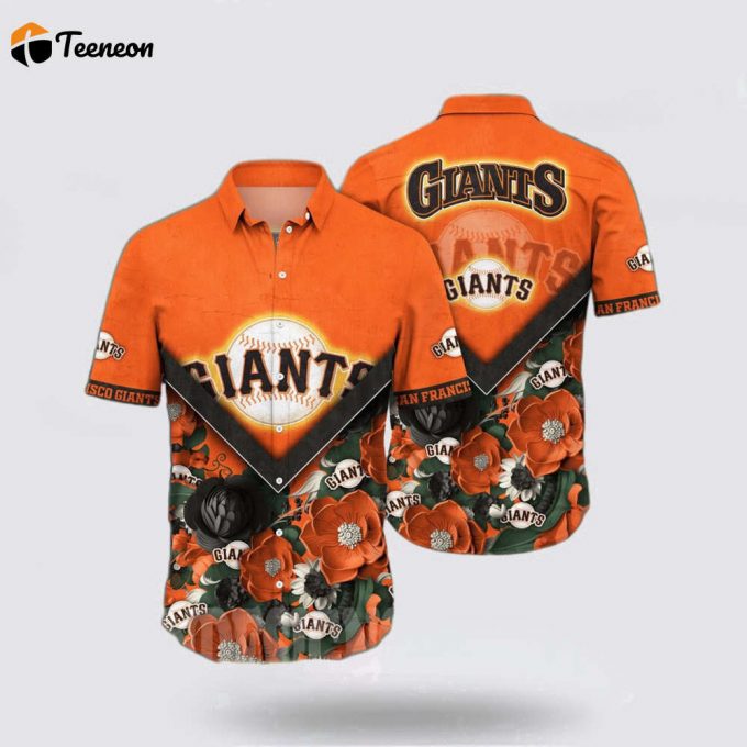 Mlb San Francisco Giants Hawaiian Shirt Chic Coastal Vibes Rock Your Summer With Stylish Outfits For Fans 1