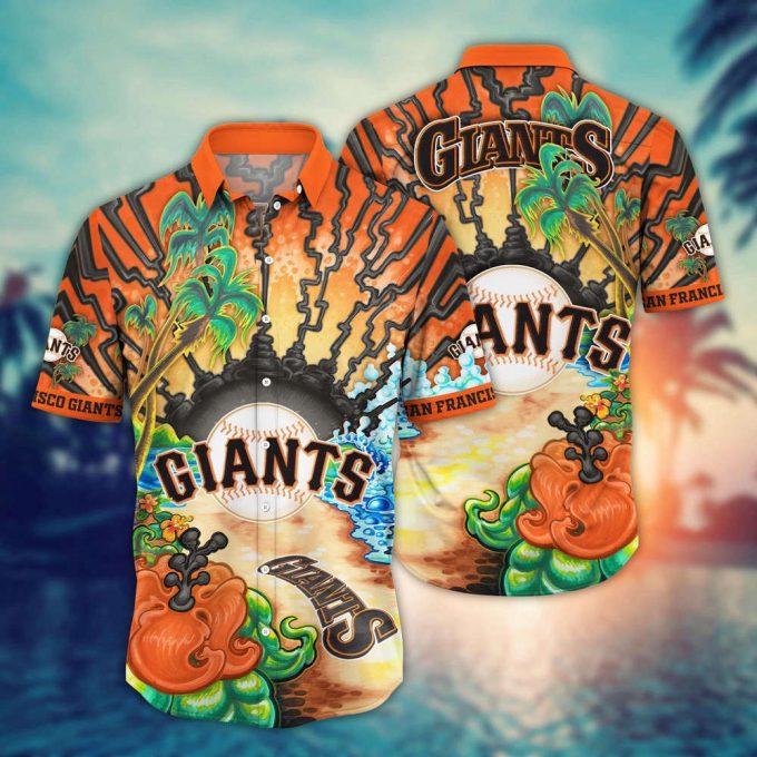 Mlb San Francisco Giants Hawaiian Shirt Diamond Dreamscape For Sports Fans 2