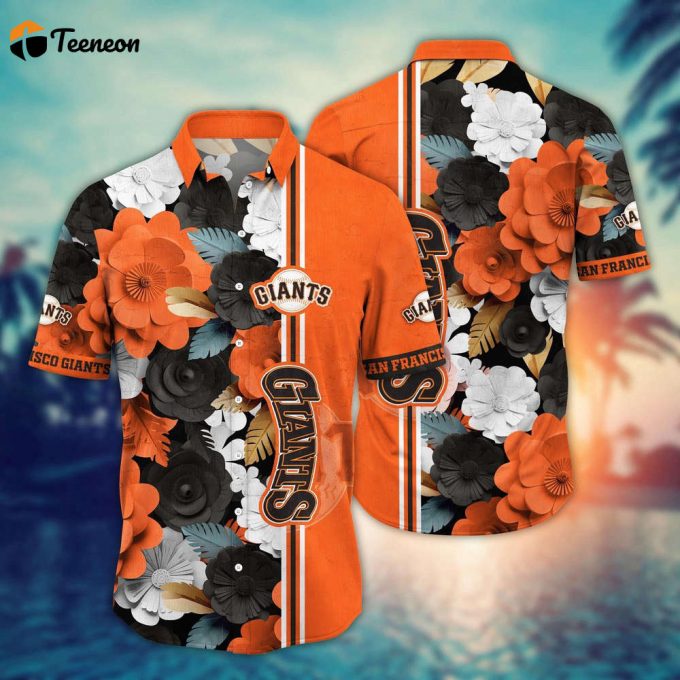 Mlb San Francisco Giants Hawaiian Shirt Fashion Frenzy In Floral For Sport Fan 1