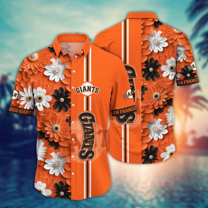 Mlb San Francisco Giants Hawaiian Shirt Floral Finesse For Sports Fans 2