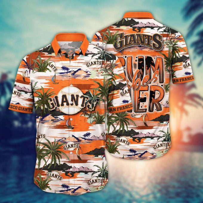 Mlb San Francisco Giants Hawaiian Shirt Flower Grand Slam In Hawaiianan Flair For Fans 2