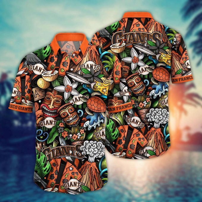 Mlb San Francisco Giants Hawaiian Shirt Flower Strike A Style Statement For Fans 2