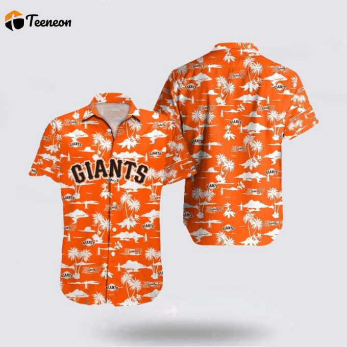 Mlb San Francisco Giants Hawaiian Shirt Surfing In Style With The Super Cool For Fans 1