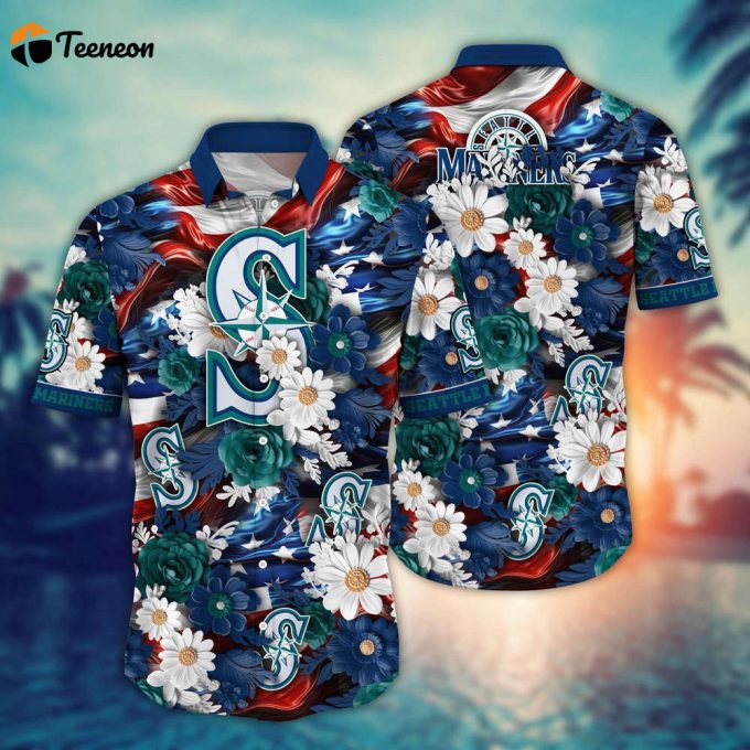 Mlb Seattle Mariners Hawaii Shirt Independence Day For Cool Fans 1