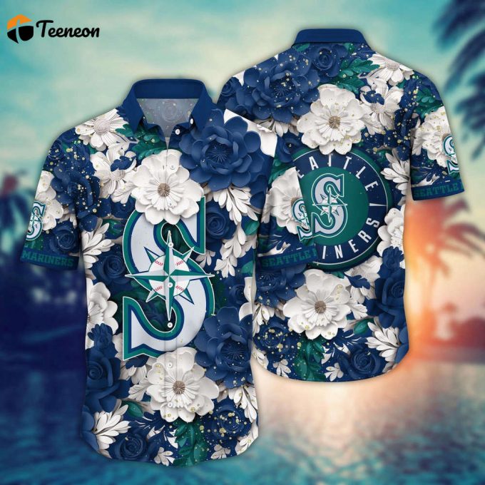 Mlb Seattle Mariners Hawaiian Shirt Aloha Spirit At Every Base For Sport Fan 1