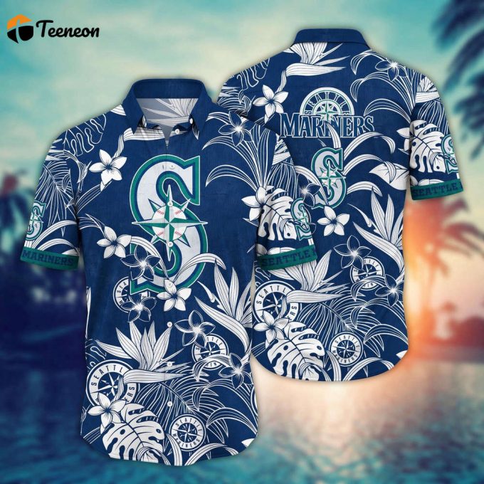 Mlb Seattle Mariners Hawaiian Shirt Breeze Through Summer Gift For Fans 1