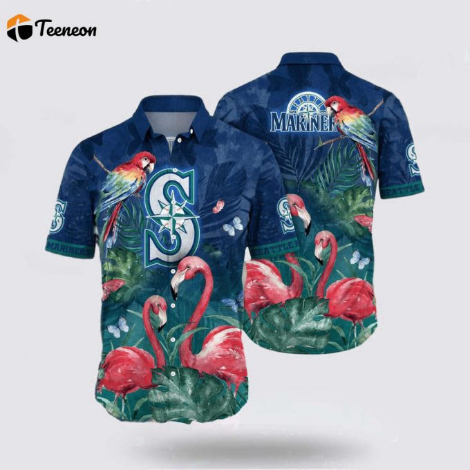 Mlb Seattle Mariners Hawaiian Shirt Let Your Imagination Soar In Summer With Eye-Catching For Fans 1