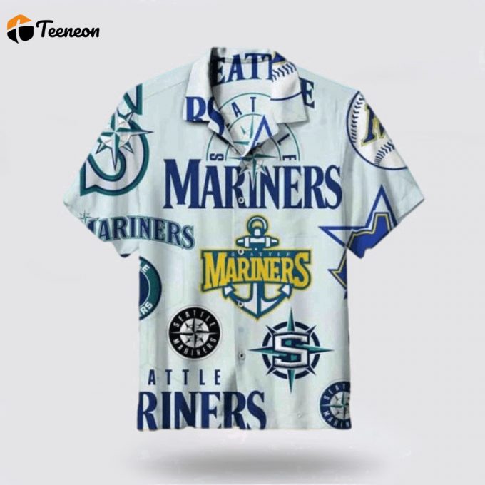 Mlb Seattle Mariners Hawaiian Shirt Perfect Fusion Baseball And Hawaiian Style For Fans 1