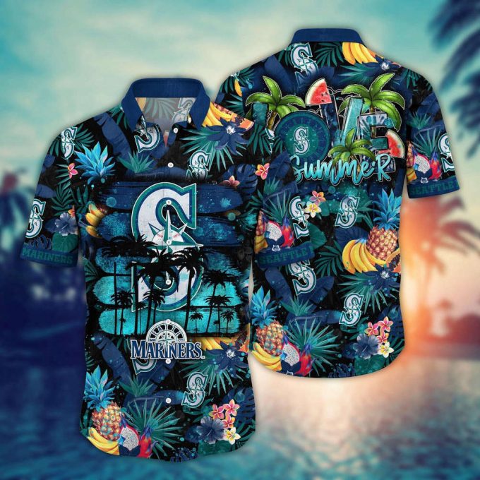 Mlb Seattle Mariners Hawaiian Shirt Pitch Perfect Style For Sports Fans 2