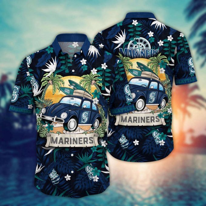 Mlb Seattle Mariners Hawaiian Shirt Summer Heatwave For Sports Fans 2