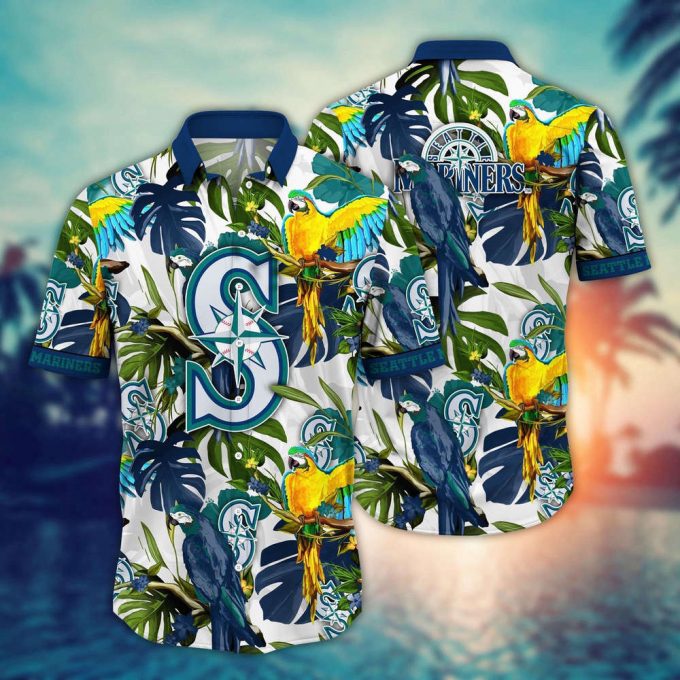 Mlb Seattle Mariners Hawaiian Shirt Victory In Bloom Gift For Fans 2