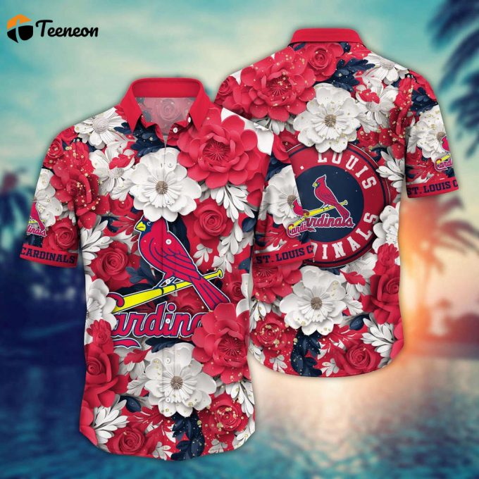 Mlb St Louis Cardinals Hawaiian Shirt Aloha Spirit At Every Base For Sport Fan 1