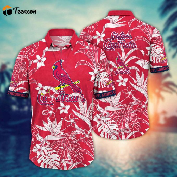 Mlb St. Louis Cardinals Hawaiian Shirt Breeze Through Summer Gift For Fans 1