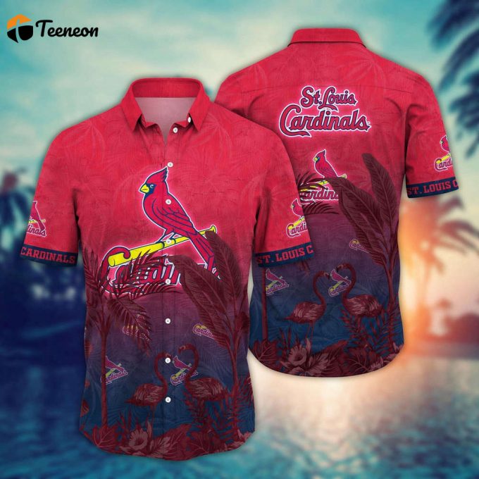 Mlb St. Louis Cardinals Hawaiian Shirt Chase The Sunset Gift For Fans 1