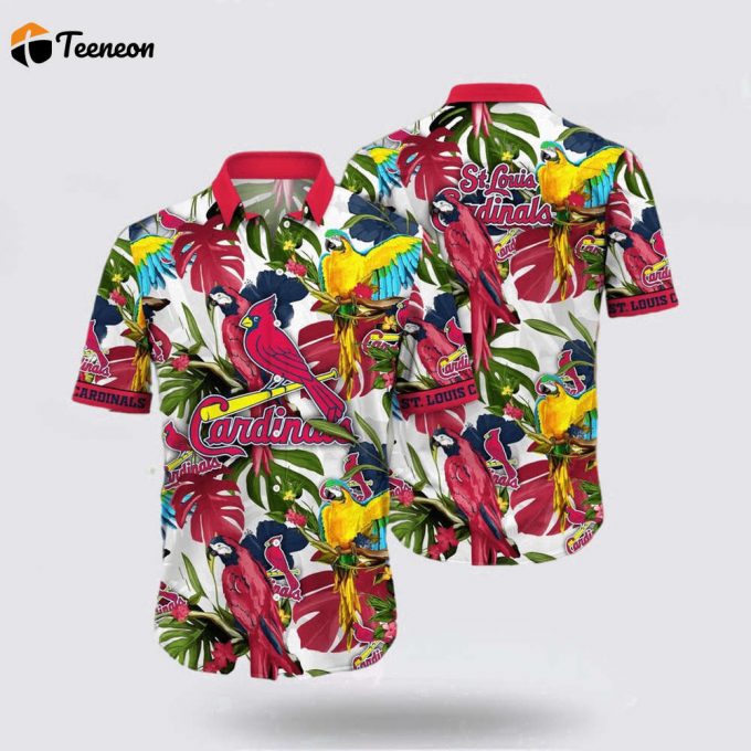 Mlb St Louis Cardinals Hawaiian Shirt Chic Coastal Vibes Rock Your Summer With Stylish Outfits For Fans 1