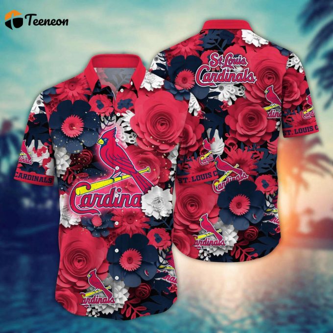 Mlb St Louis Cardinals Hawaiian Shirt Diamond Dreams For Sport Fan 1