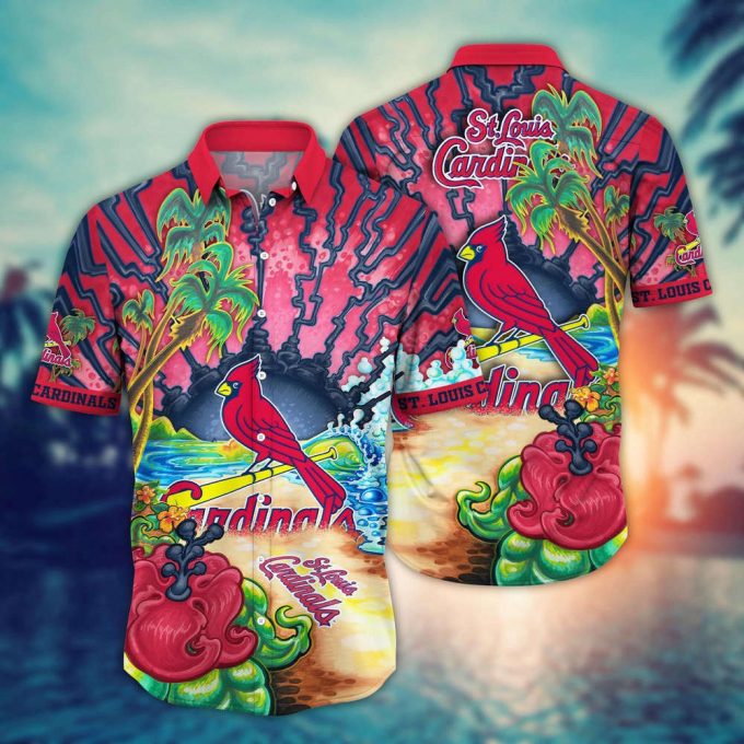 Mlb St. Louis Cardinals Hawaiian Shirt Diamond Dreamscape For Sports Fans 2