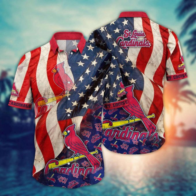 Mlb St. Louis Cardinals Hawaiian Shirt Flower Swing Into Hawaiianan Chic For Fans 2