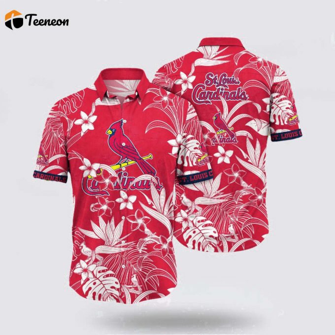 Mlb St Louis Cardinals Hawaiian Shirt Get Ahead Of The Fashion Wave For Fans 1