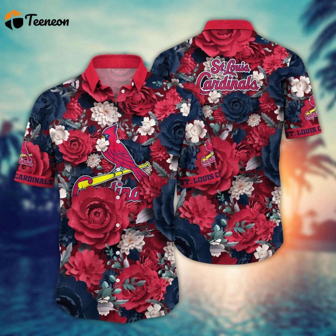 Mlb St Louis Cardinals Hawaiian Shirt Home Run Style For Sport Fan 1