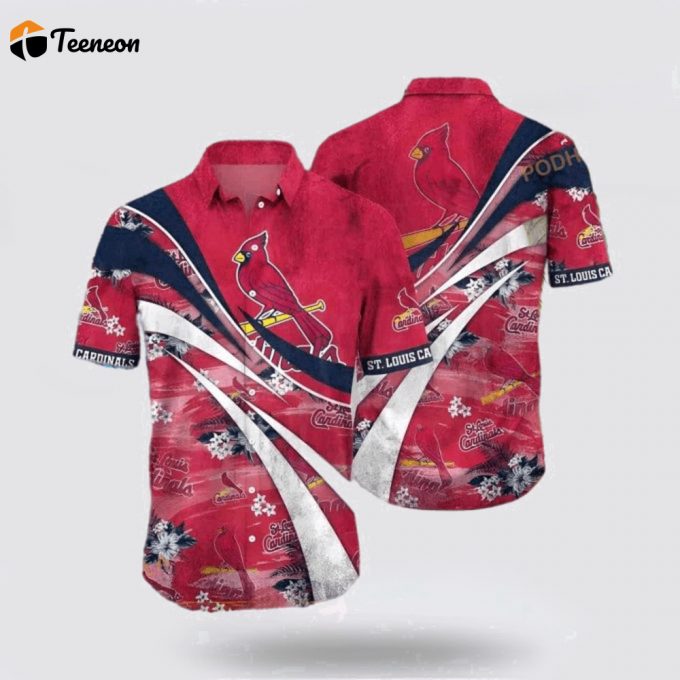 Mlb St Louis Cardinals Hawaiian Shirt Immerse Yourself In Tropical Style For Fans 1