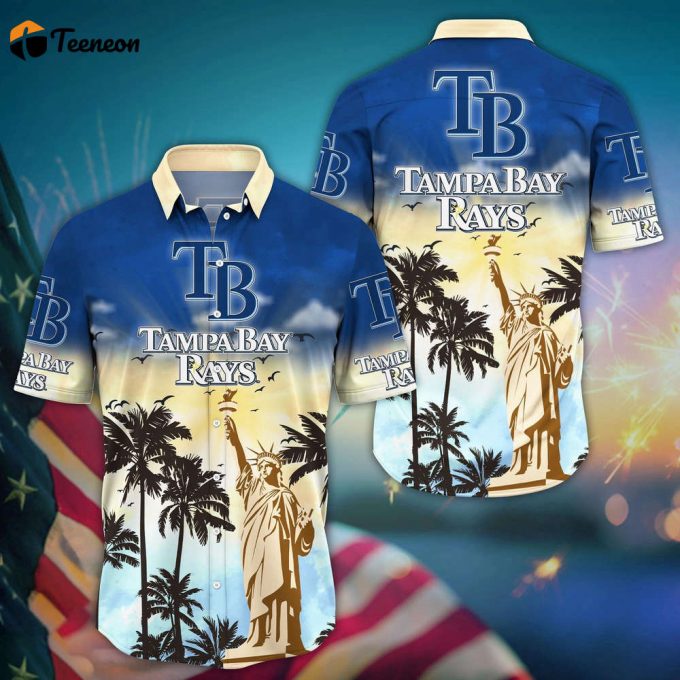 Mlb Tampa Bay Rays Hawaii Shirt Sunrise To Sunset For Cool Fans 1