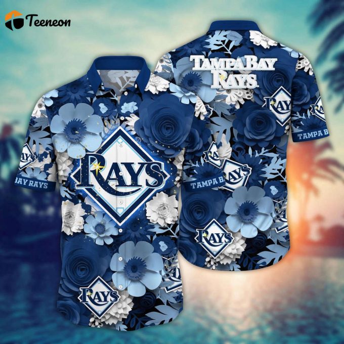 Mlb Tampa Bay Rays Hawaiian Shirt Diamond Dreams For Sport Fan 1