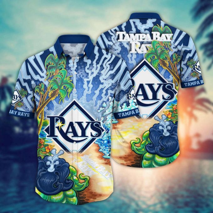 Mlb Tampa Bay Rays Hawaiian Shirt Diamond Dreamscape For Sports Fans 2