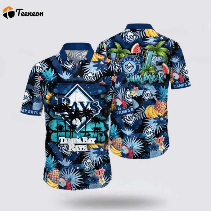 Mlb Tampa Bay Rays Hawaiian Shirt Feel The Aloha Spirit With The Charming Coastal Collection For Fans 1