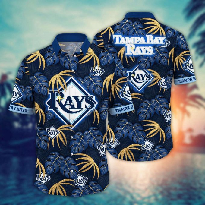 Mlb Tampa Bay Rays Hawaiian Shirt Floral Symphony Gift For Fans 2