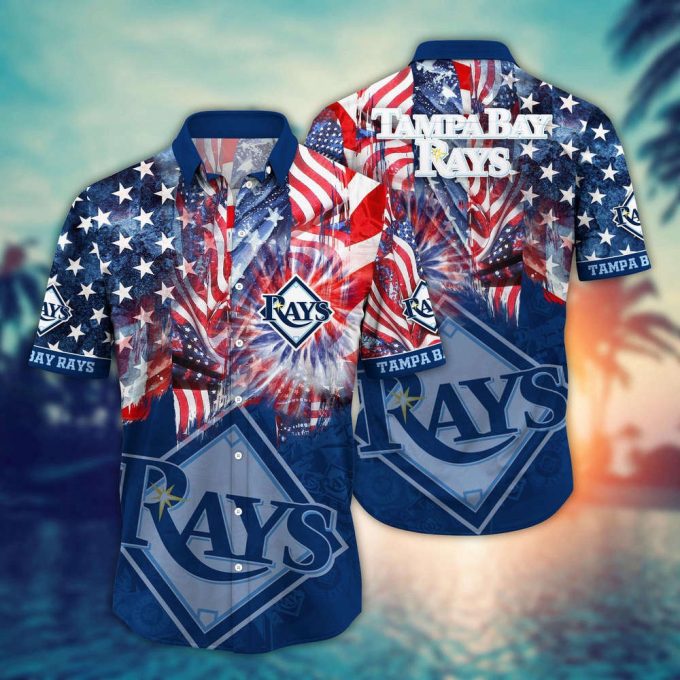 Mlb Tampa Bay Rays Hawaiian Shirt Flower Game Day Aloha Mlb Style For Fans 2