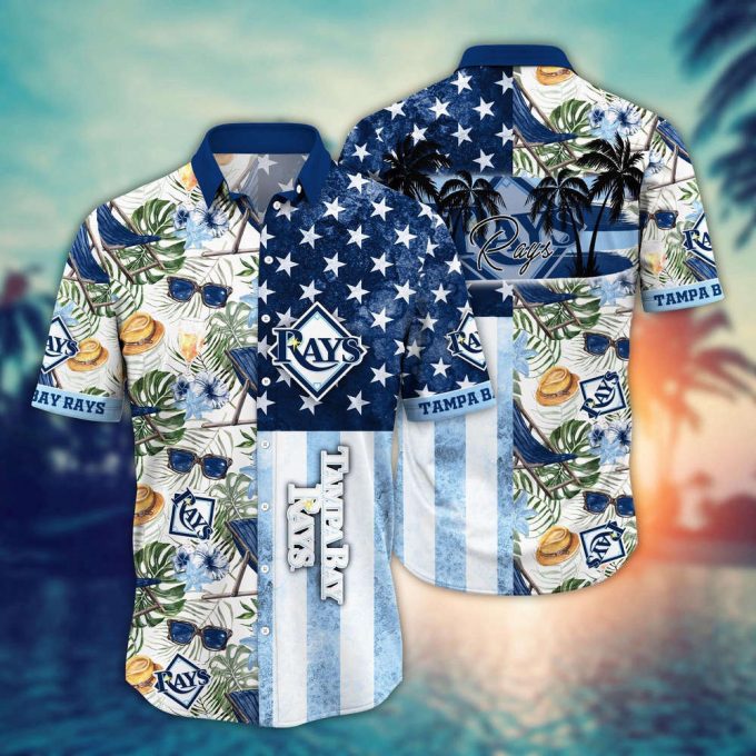 Mlb Tampa Bay Rays Hawaiian Shirt Flower Home Run Threads For Fans 2