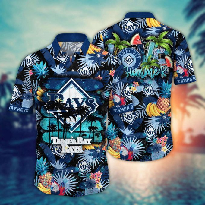 Mlb Tampa Bay Rays Hawaiian Shirt Pitch Perfect Style For Sports Fans 2