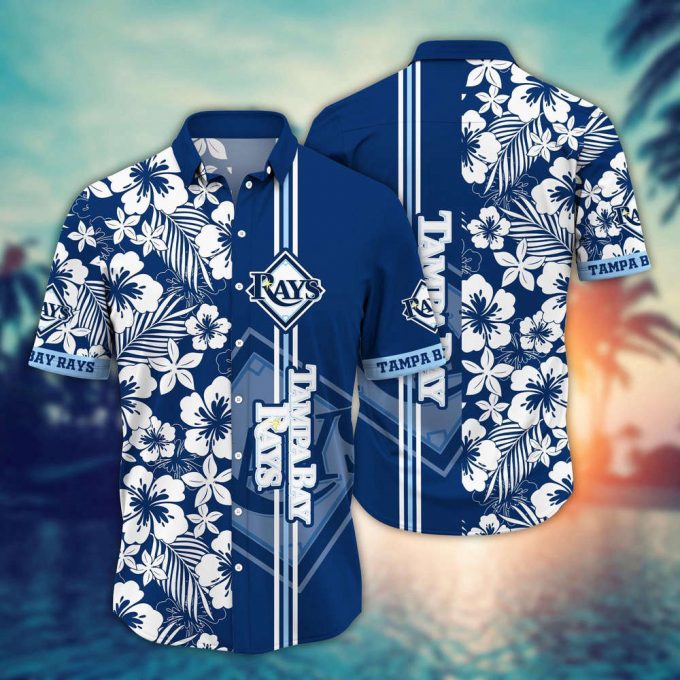 Mlb Tampa Bay Rays Hawaiian Shirt Swing Into Summer For Sports Fans 2