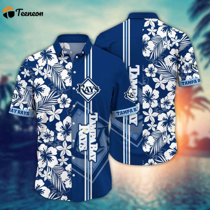 Mlb Tampa Bay Rays Hawaiian Shirt Swing Into Summer For Sports Fans 1