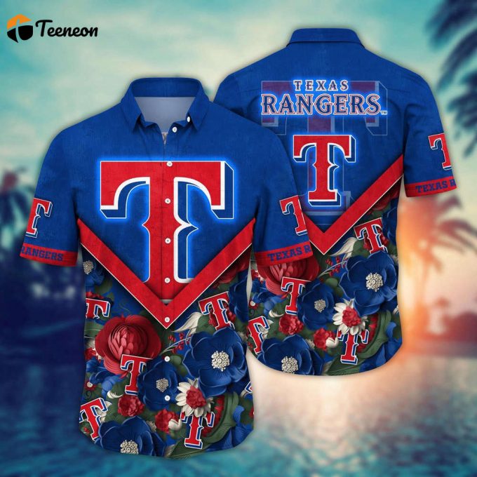 Mlb Texas Rangers Hawaiian Shirt Summer Swing For Sport Fan 1