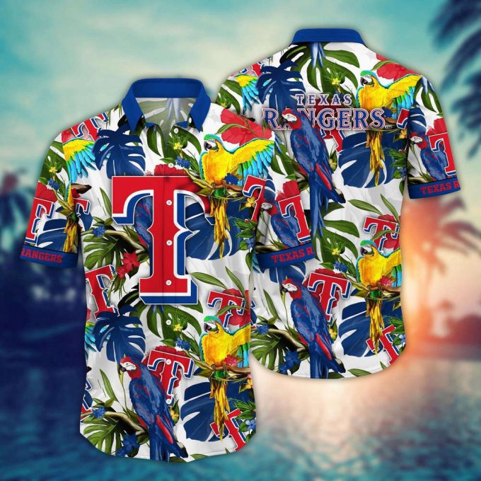 Mlb Texas Rangers Hawaiian Shirt Victory In Bloom Gift For Fans 2